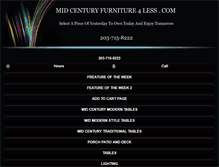 Tablet Screenshot of midcenturyfurniture4less.com
